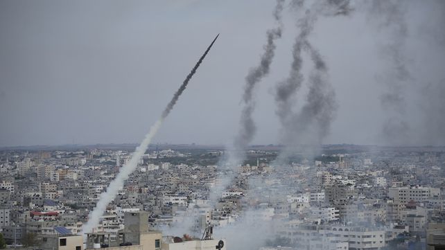 Miles de cohetes lanzados por Hamas cayeron sobre territorio israelí provocando gran cantidad de muertos. 