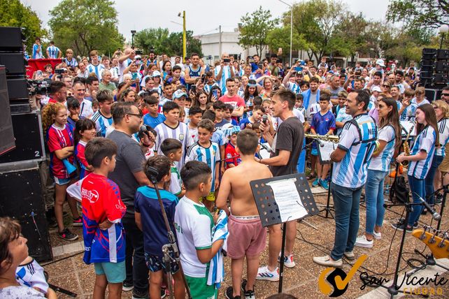 Matías Manna, el analista de videos de la Scaloneta y ahora ciudadano ilustre de San Vicente