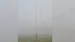 Alerta violeta: una densa niebla cubre todo Entre Ríos