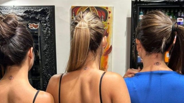 Las tres ex participantes de Gran Hermano se tatuaron el ojo que todo lo ve.