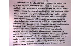 La carta que dej&oacute; el asesino de Realengo
