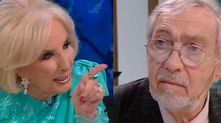 Mirtha Legrand y Luis Brandoni vivieron un momento tenso al aire por sus desacuerdos por el Incaa