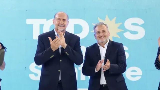 El gobernador Omar Perotti y Marcelo Lewandowski El gobernador Omar Perotti y Marcelo Lewandowski