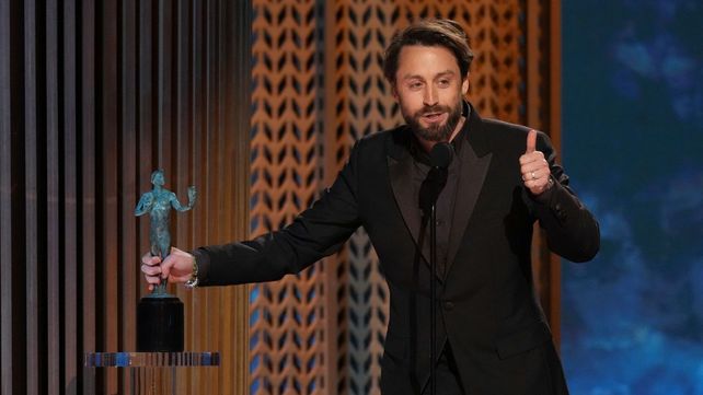 Kieran Culkin se quedó con el premio a Mejor Actor Protagónico en los SAG y se consolida como favorito al Oscar