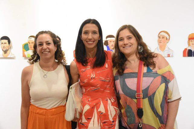 Ines Broggini, Luti Vernet y Guillermina Iglesias