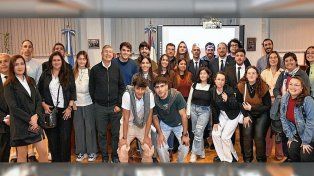 Los participantes en el Juicio por jurados del caso Justo José de Urquiza.