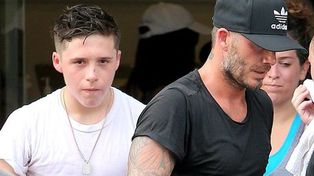 David Beckham y su hijo sufrieron un accidente en Inglaterra