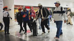 Miguel Borja arribando a México.