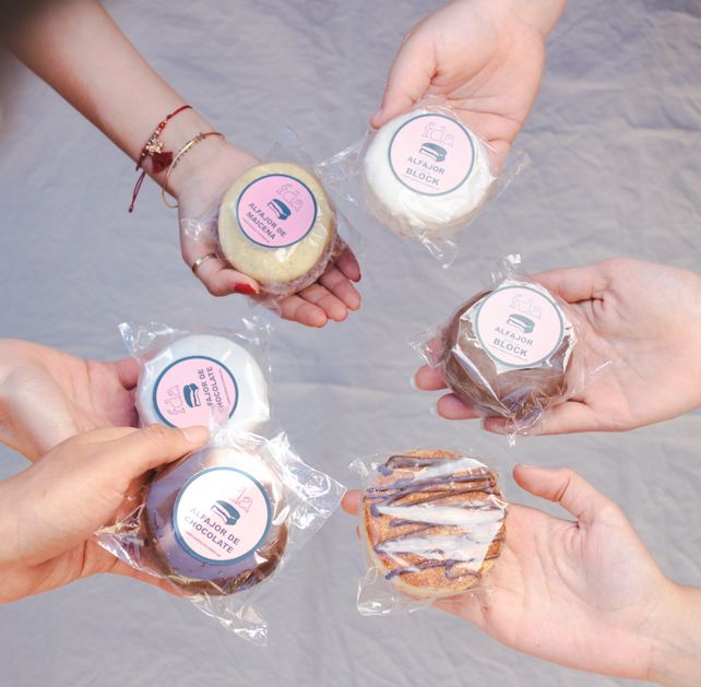 Los alfajores se venden en distintos formatos y sabores.