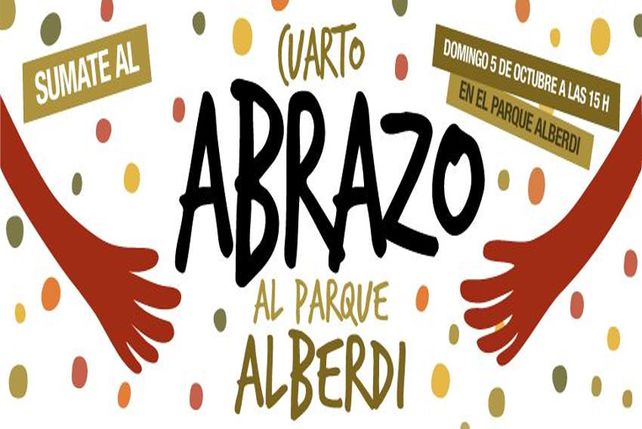 Organizan el cuatro abrazo al Parque Alberdi