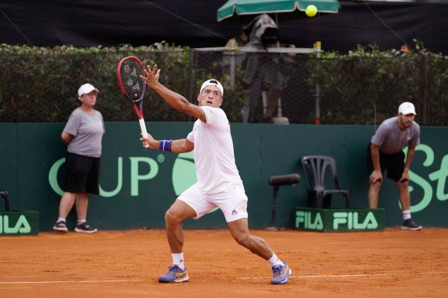 Sebastián Báez jugará nuevamente en Jockey Club. Hace un año fue en la Copa Davis