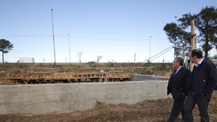 La Estación de Bombeo Cero tiene un avance del 45 %
