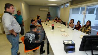 El sindicato de camioneros brindó un momento especial en su sede
