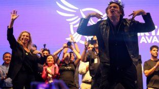 Javier Milei cerró la campaña en Rosario y volvió a criticar a la oposición.&nbsp;