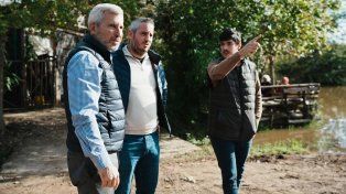 Rogelio Frigerio visitó zonas inundadas en Colón