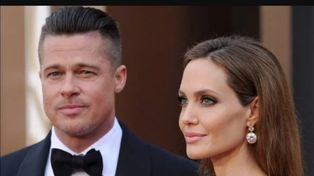 Pitt y Jolie en Hollywood cuando eran pareja.