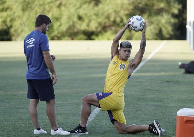 Lautaro Giaccone sufrió dos desgarros en lo que va del año, pero ya está a pocos días de volver a trabajar normal.