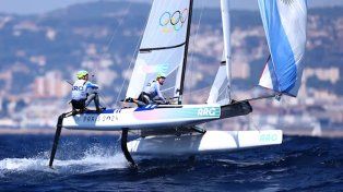 Majdalani y Bosco clasificaron segundos a la Medal Race en Nacra 17