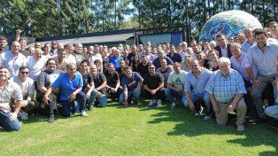 Dante Molina, presente en la reunión del ascenso con AFA.