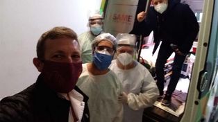 Video: Le dieron el alta médica a Martín Insaurralde