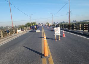 Este miércoles habrá un corte total al tránsito en el Puente Carretero por las obras de Vialidad Nacional