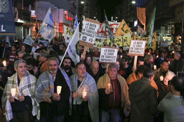 malestar social. Las protestas contra los tarifazos fueron creciendo en distintos puntos del país.