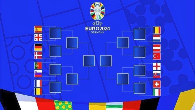 Así quedaron los cruces de octavos de final de la Eurocopa.