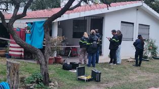 La casa ubicada en Los Reartes, donde ocurrió el femicidio por el que está preso el papá Jeremías Pérez Tica.