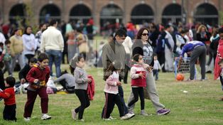 Con un día a pleno sol, los niños celebrarán con distintas opciones