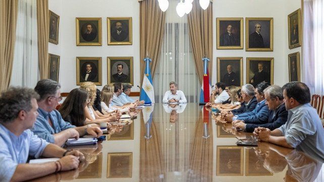 Rogelio Frigerio calificó al acuerdo con los docentes como histórico.&nbsp;