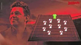 Sin Meza, este sería el once del River de Marcelo Gallardo.
