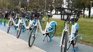 Lanzaron en General Lagos un sistema gratuito de bicicletas para promover la movilidad sustentable