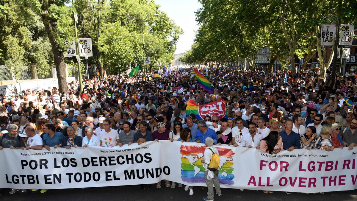 Un millón de personas en marcha del orgullo gay en Madrid