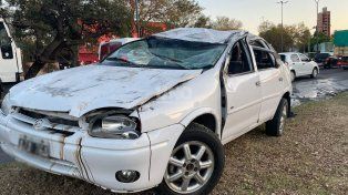 El hecho sucedió alrededor de las 3.30 sobre Alem a la altura de Vélez Sársfield.