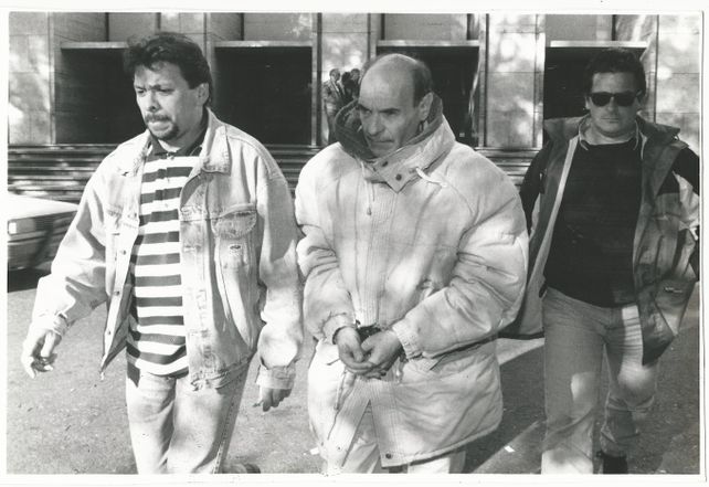 Juan Carlos Masciaro en 1997. Lo condenaron por asesinar en 1980 al empresario Jorge Salomón Sauan en Montevideo al 1600. 