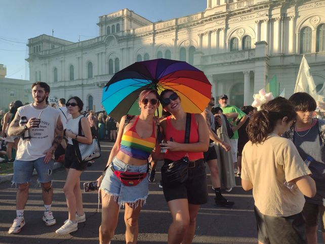 La Marcha Federal del Orgullo antifascista y antirracista replicó en varias ciudades de Entre Ríos. Postales de Paraná&nbsp;