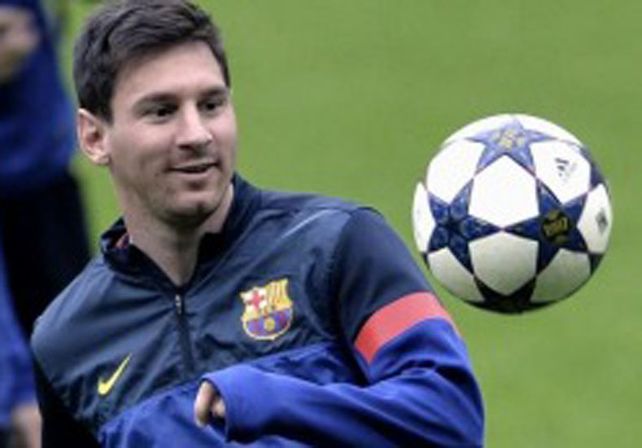 Messi volvería a entrenar con sus compañeros el próximo jueves y estaría en condiciones de jugar contra el Celta del próximo domingo.  Foto: Télam