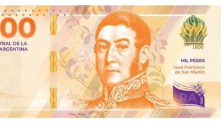 En el anverso se encuentra el retrato de José de San Martín