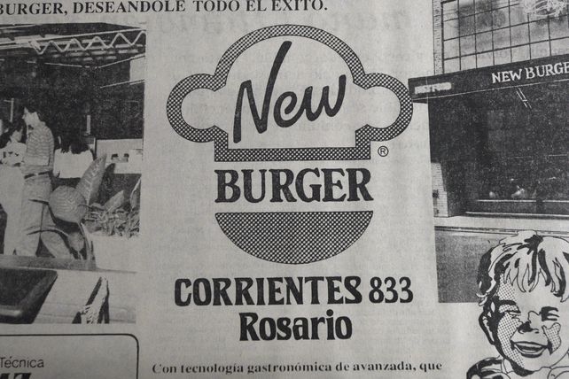 La fugaz historia de New Burger, el primer fast food rosarino al estilo McDonalds
