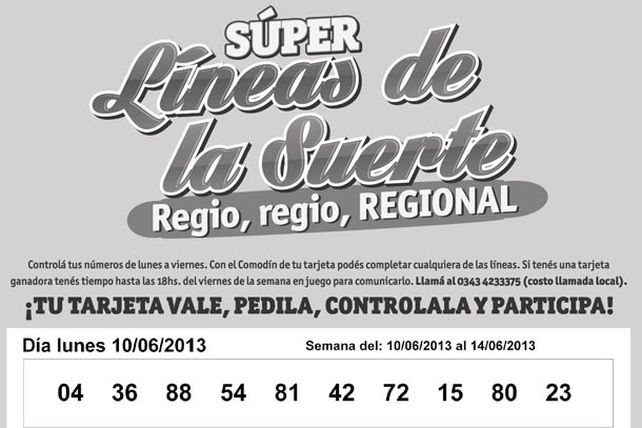 Seguí jugando con las Súper Líneas de las Suerte