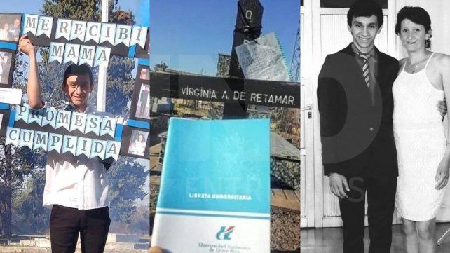 Abel Velázquez se recibió en UADER y le cumplió la promesa a su madre fallecida en 2018.