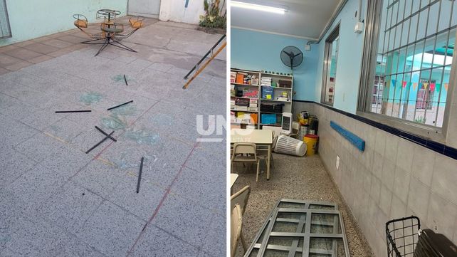 Robaron por cuarta vez en 10 días un jardín de infantes de Santa Rosa de Lima y causaron daños millonarios