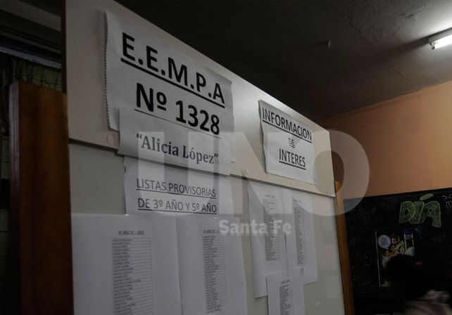La institución. Funciona en la sede de la escuela primaria Nº 534. Foto: José Busiemi / Diario UNO Santa Fe