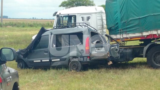 Murió una familia completa en un choque frontal en San Martín de las Escobas sobre RN 34