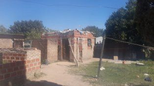 La vivienda en dónde sucedió el brutal femicidio en San Justo
