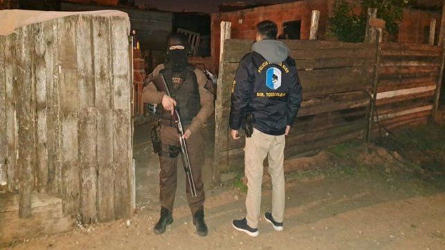 Concordia: allanaron un bunker de droga y encontraron a un gremialista