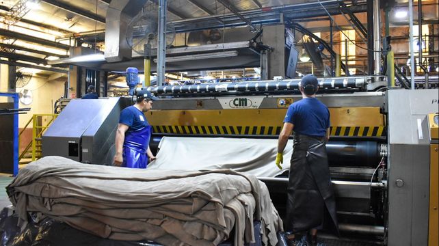 Visita de Costamagna a la curtiembre Arlei
