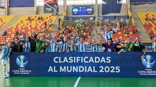 El cartel lo dice. Un 3 a 1 a Paraguay en la Copa América de Brasil y Argentina al primer Mundial de futsal femenino.