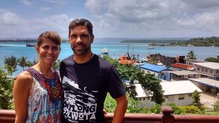 Experiencia. Gisela y Raúl actualmente residen en Port Vila.