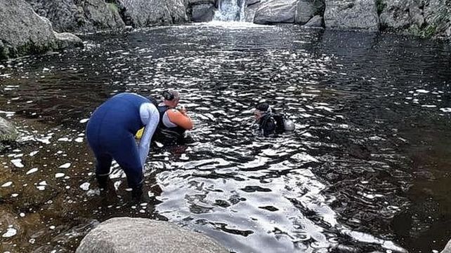 La víctima fue encontrada a siete metros de profundidad en un sector muy concurrido del arroyo Almbach